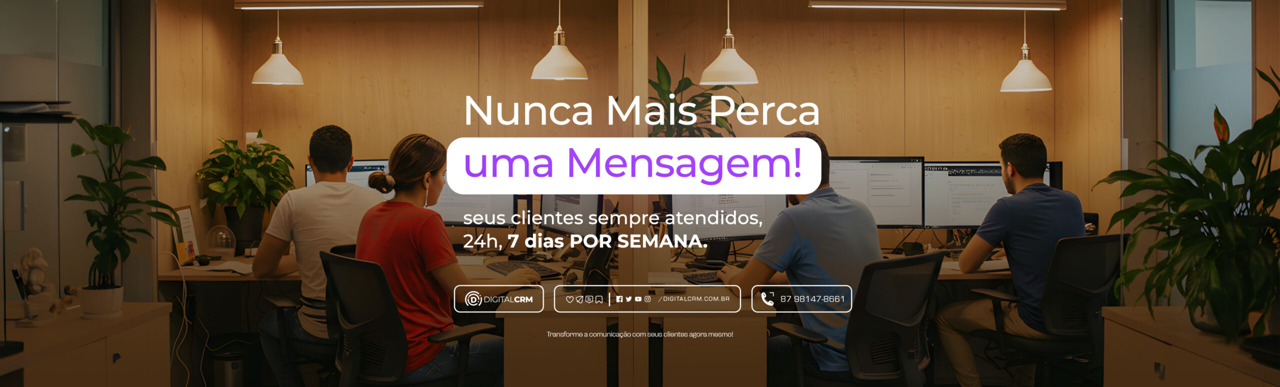 Nunca perca mensagem